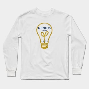 1971 Year - Born in 1971 - Genius Created - Birthday Celebration Long Sleeve T-Shirt